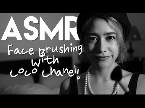 [ASMR] Coco Chanel Brushes Your Face! (Role-Play, French accent, Face brushing, soft-spoken)