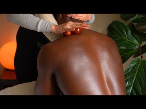 ASMR Deep Tissue Pain Relieving Oil Massage W/ Baoding Balls on Ola