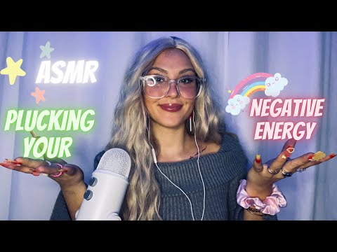 ASMR | UNPREDICTABLE PLUCKING YOUR NEGATIVE ENERGY, Fast And Agressive Mouth Sounds💗