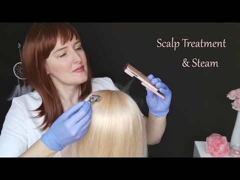 ASMR This Scalp Treatment will make you tingle 99.999 % (Layered Sounds, Whispering)