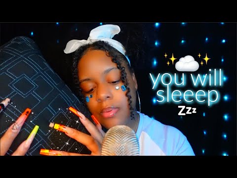 ASMR for when you just can't fall asleep 🥱💤✨(I almost fell asleep during this video...😴)