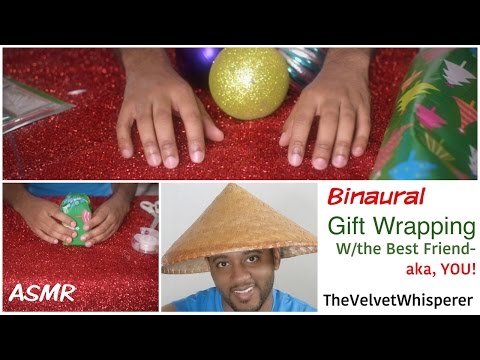 ASMR | Binaural Gift Wrapping with the Best Friend, AKA YOU!