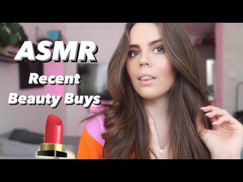 ASMR | My Recent "Must-Have" Beauty Purchases 💄 | Tapping, Tracing & Inaudible Whispering