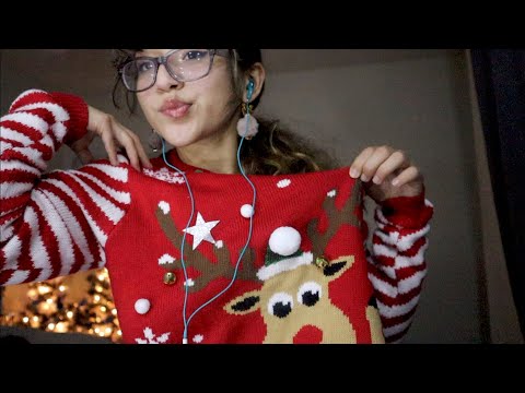 [ASMR] "Ugly" Sweater Scratching