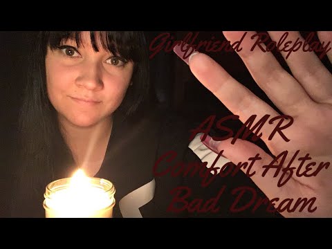 [ASMR] Girlfriend Comforts You After a Nightmare (Candlelight)
