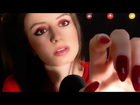ASMR Finger Tracing + Word Repetition (a little bit, Chilly, Sleepy, Lay down, Today, Coffee etc..