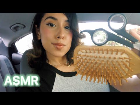 ASMR Cutting Your Hair in The Car (REALISTIC & TINGLY)