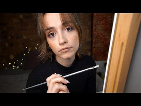 ASMR Roleplay | Moody Art Student Paints You