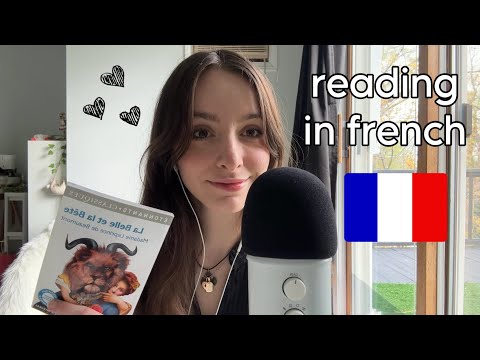 Reading in French ASMR (Beauty and the Beast) 🤍
