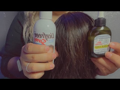 ASMR| Rude friend checks your hair for head lice- Lice treatment, hair brushing & whispering