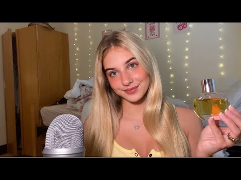 ASMR Yellow Triggers ⭐️ Tapping, Scratching, Fabric Sounds, Whispering