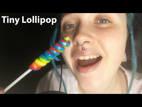 ASMR Small Twisty Lollipop 🍭😌 Mouth Sounds 👄