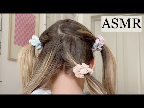 ASMR | HAIR SERUM TREATMENT 🩷 hair play, head massage, hair brushing, scratching, no talking