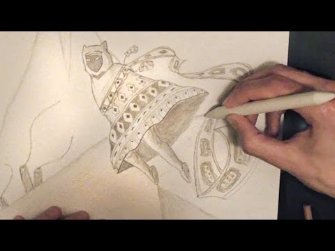 ASMR Drawing and Whispering Ear to Ear