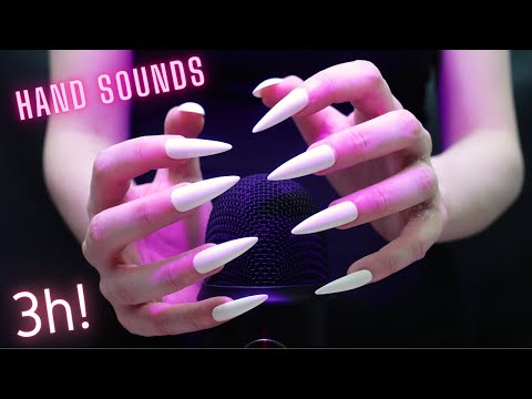 Asmr Hand Sounds | Hand Movements,Finger Fluttering,Tapping,Scratching - Asmr No Talking for Sleep