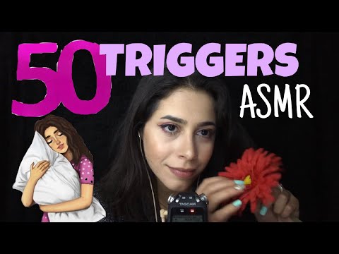 ASMR 🌸 50 TRIGGERS IN 5 MINUTES 🌸 5 dakikada 50 TRIGGER