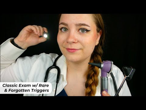 Classic ASMR Exam with 10+ Year Old Medical Triggers (Palpation, Eye & Sensation Tests) 🩺 ASMR RP