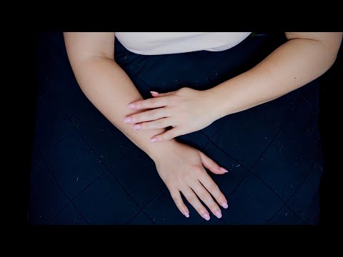 ASMR | Soothing Hand & Arm Tickling Massage + Skin Brushing | Soft Whispers