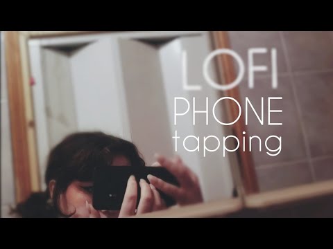 ASMR // Lofi Phone Tapping in the mirror 👐