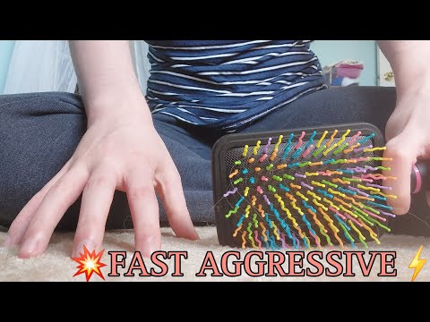 Carpet Scratching and Brushing 💥FAST AND AGGRESSIVE STYLE⚡️ASMR