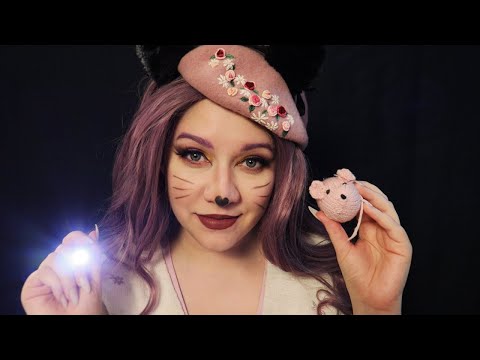ASMR Cat Girl inspects your sanity (tapping, scratchy sounds, personal attention)