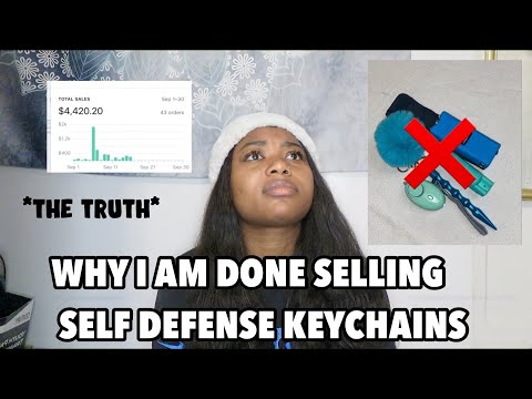 WHY I STOPPED SELLING SELF DEFENSE KEYCHAINS (5 keychains giveaway)