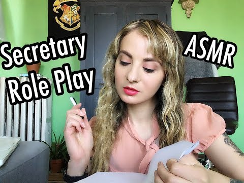 ASMR || Secretary Role Play ('unintentional' tingles) // paper sounds, typing, sorting files