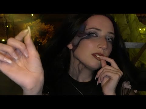 Eating Your Dreams🔮 ASMR Fantasy Roleplay, Mouth Sounds, Plucking, Humming, Layered