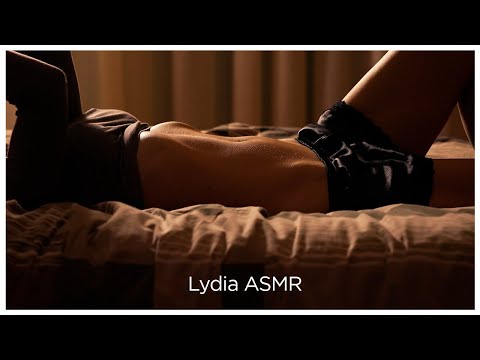 ASMR Applying Lotion , Sounds * sexy * , flirty , relaxing sensual body caressing