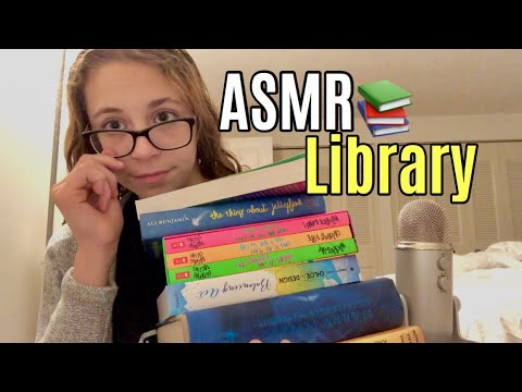 ASMR Librarian helps you CHOOSE BOOKS RP! relaxing ASMR, personal attention, tapping, etc
