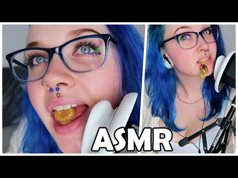 ASMR Binaural Hard Candy Mouth Sounds 🍬🤤