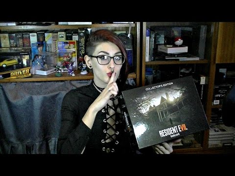 Resident Evil 7 ~ ASMR ~ Quiet Unboxing, tapping, scratching, soft talking