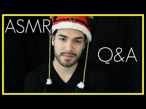 ASMR - My First Q&A! (Really Long, Soft Male Whispering, Mail Unboxing)