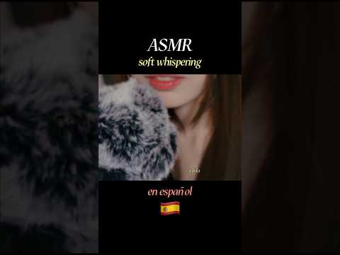 ASMR en español to make you sleepy 😴 #asmr #asmrshorts #spanishasmr