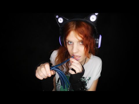 ASMR | Long Candy Cable Sticks Licking (No Talking) | Eating Sounds