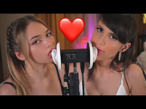 ASMR Double Ear Licking that will BLOW you away