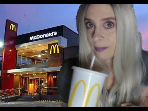 ASMR Gum Chewing McDonald's Role Play | Overly Chatty Cashier