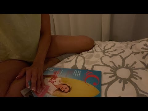 ASMR Page Turning, Page Squeezing, Glossy Magazine, Cat Lovers, Night time, Cozy