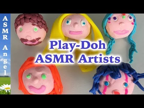 Making ASMR Artists out of Play-Doh | Whispered/Soft Speaking