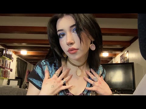 Skin and Mic Brushing ASMR | Camera Brushing, Whispering, Mouth Sounds, Tapping, Hand Movements