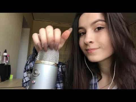 Asmr fast & aggressive tapping and scratching on the microphone ❤️ No talking