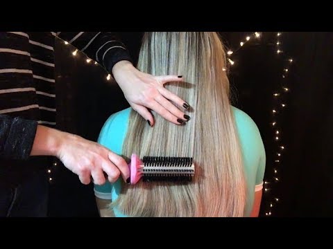 ASMR | Relaxing Hair Brushing + Soft Layered Sounds (3Dio) ~ No talking
