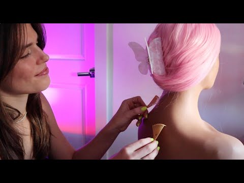 ASMR | Your friend scratches your back 💞 (tracing, tapping, baby rakes, whispering)