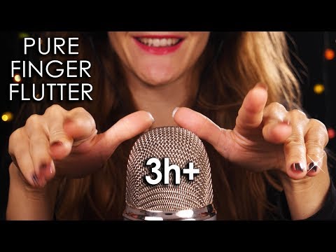 [ASMR] FINGER FLUTTERING 😍 4k (No Talking) FLUTTER SOUNDS - 3h+