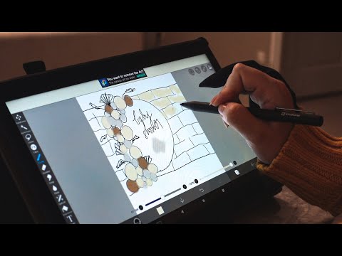 #ASMR | JE TE DESSINE MA BABY SHOWER (Picasso tab XL)