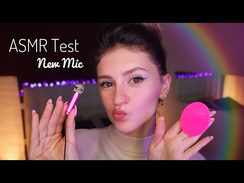 ASMR Inaudible, Mouth Sounds, Close Up Whispering, Ampolle e Scratching ✨ | Testing New Mic 🎧