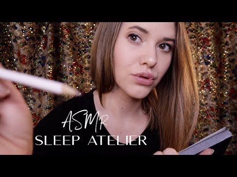 ASMR SLEEP ATELIER | Ich messe und skizziere dein Gesicht ♡  ASMR in German/Deutsch