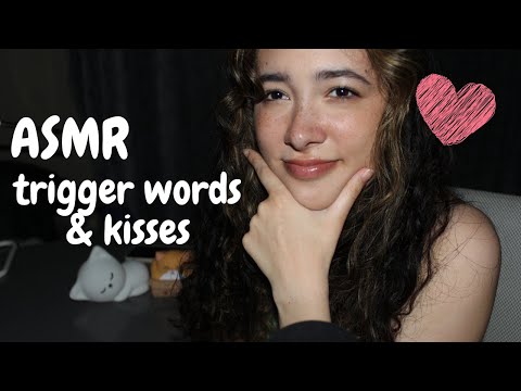 ASMR 💖 uplifting trigger words with kisses