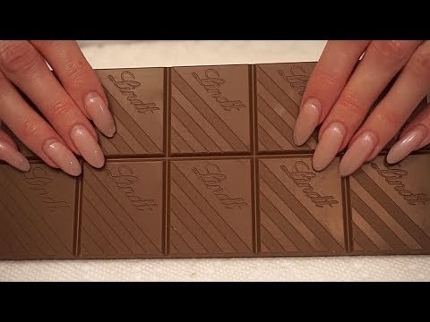 ASMR with Chocolate [Scratching,Tapping, & Crinkles]