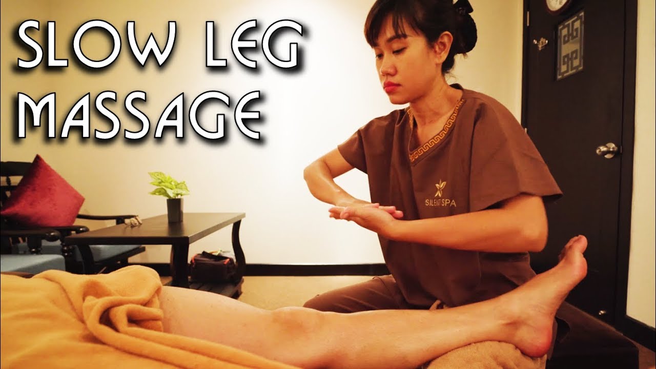 💆 Vietnamese Girl | Very Slow Legs and Head Massage | ASMR video